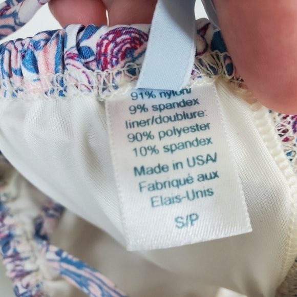 Eberjey marimar gisele multi print bikini top size NWT - Picture 8 of 9